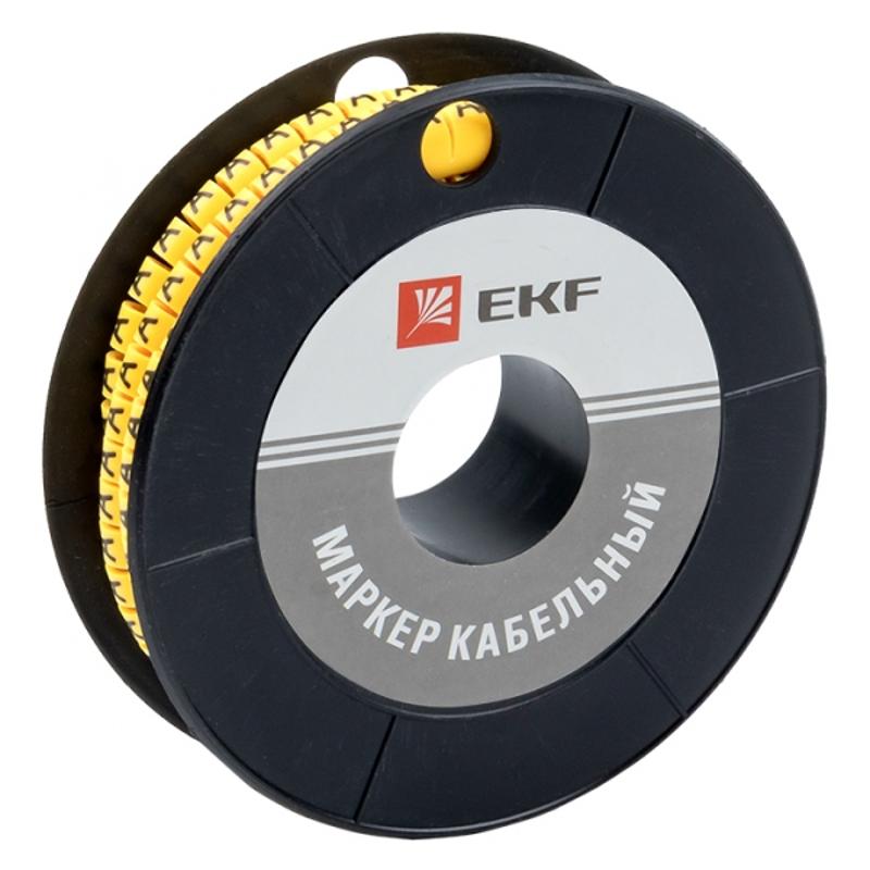 Маркер-кабельный 6,0кв.мм "A"(500шт.) (ЕС-3) EKF PROxima | plc-KM-6-A | EKF — EKF