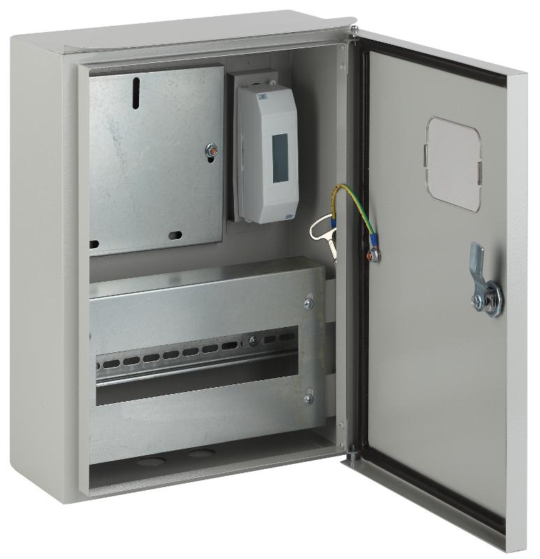 Щит учета металлический навесной ЩУ-1Н-12 IP55 (400х315х165) | Б0043764 | ЭРА — ЭРА (Энергия света)