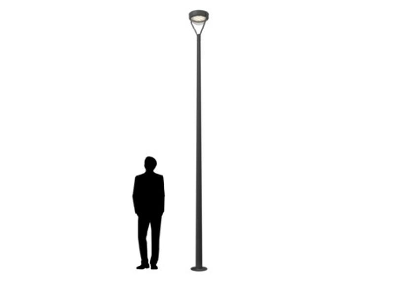 Осветительный комплекс VALLEY TOP 40W RW 830 RAL9005 POLE 4M SET (в комплекте ЗДФ) | 4855000050 | Световые Технологии — миниатюра 1