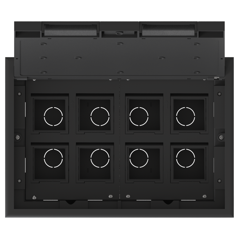 MultiDesk Люк на 16 модулей IP40 для фальшпола с монтажной коробкой, тип MDK10 | MDK10116 | SE — миниатюра 2