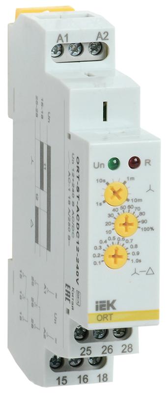 Реле пуска звезда-треугольник ORT.12-230 В AC/DC  | ORT-ST-ACDC12-240V | IEK — IEK (ИЭК)