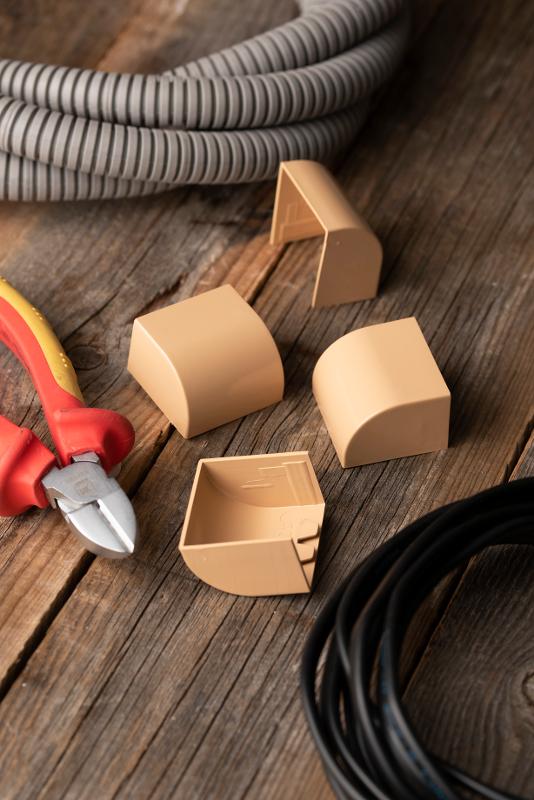 Заглушка (40х25) (4 шт) Plast EKF PROxima   под светлое дерево  |  ecl-40-25x4 |  EKF  — миниатюра 9
