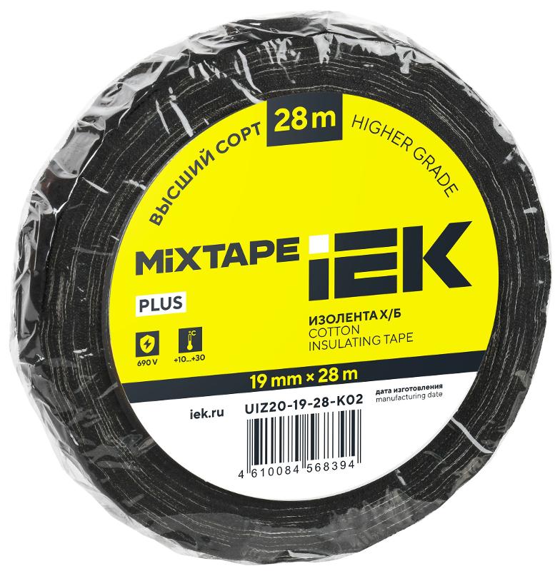 Изолента Х/Б MIXTAPE 5 19мм 28м  | UIZ20-19-28-K02 | IEK — IEK (ИЭК)