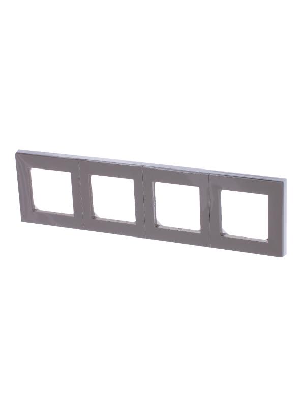 ABB Levit Кофе макиато / белый Рамка 4-ая | 3901H-A05040 18W | 2CHH015040A6018 | ABB — миниатюра 4