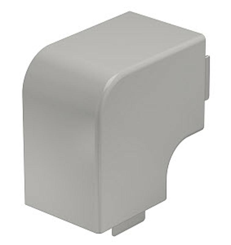 Крышка плоского угла кабельного канала WDK 60x60 мм (ПВХ,серый) (WDK HF60060GR) | 6022448 | OBO Bettermann — миниатюра 2