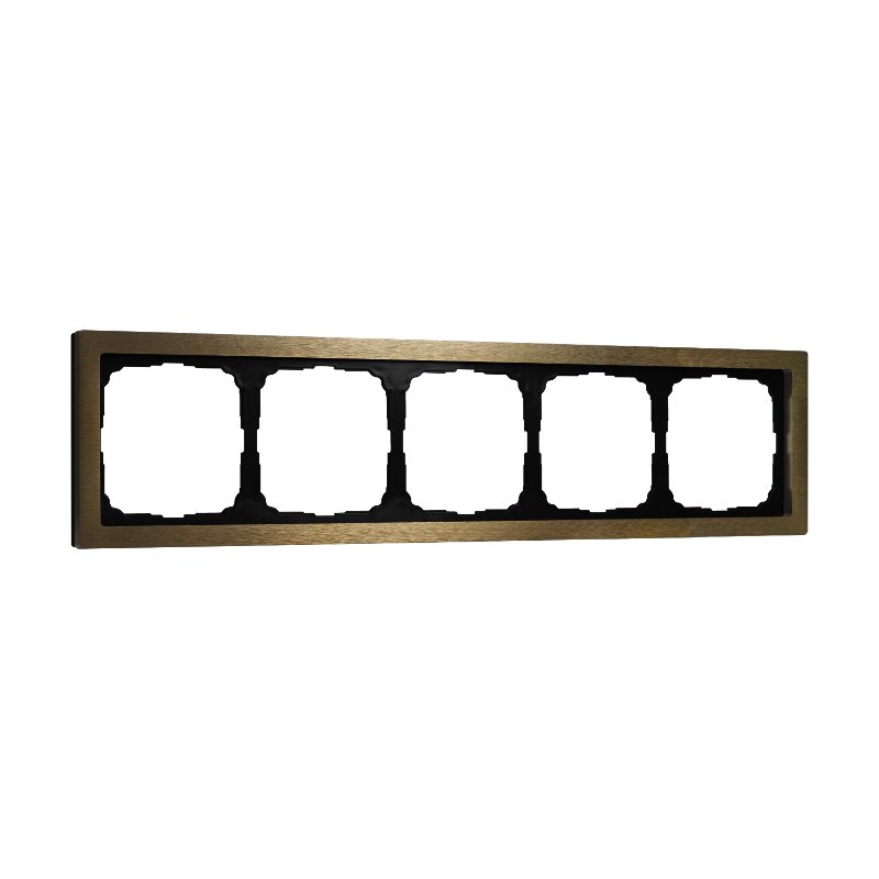 ArtGalery Pure Латунь Рамка 5-постовая , металл | GAL312205 | SE — Systeme Electric