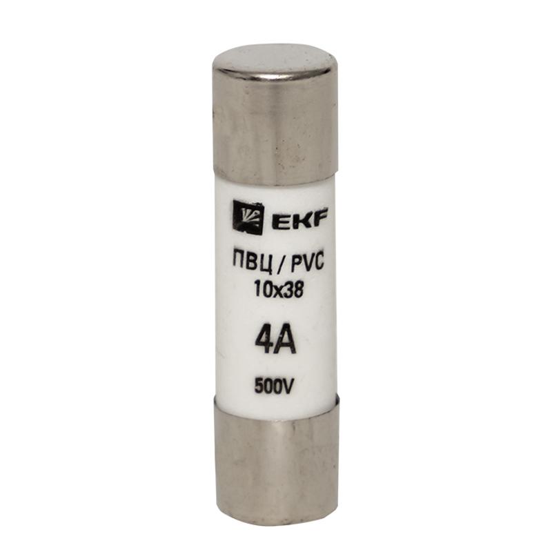 Плавкая вставка цилиндрическая ПВЦ (10х38) 4А | pvc-10x38-4 | EKF — миниатюра 2