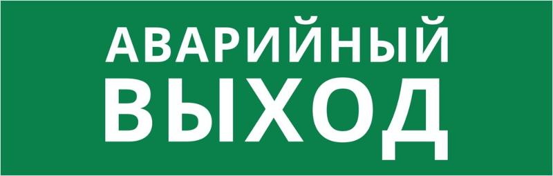 Пиктограмма ДСО-101-IP65-Н "Аварийный Выход" | 62338DEK | DEKraft — DEKraft