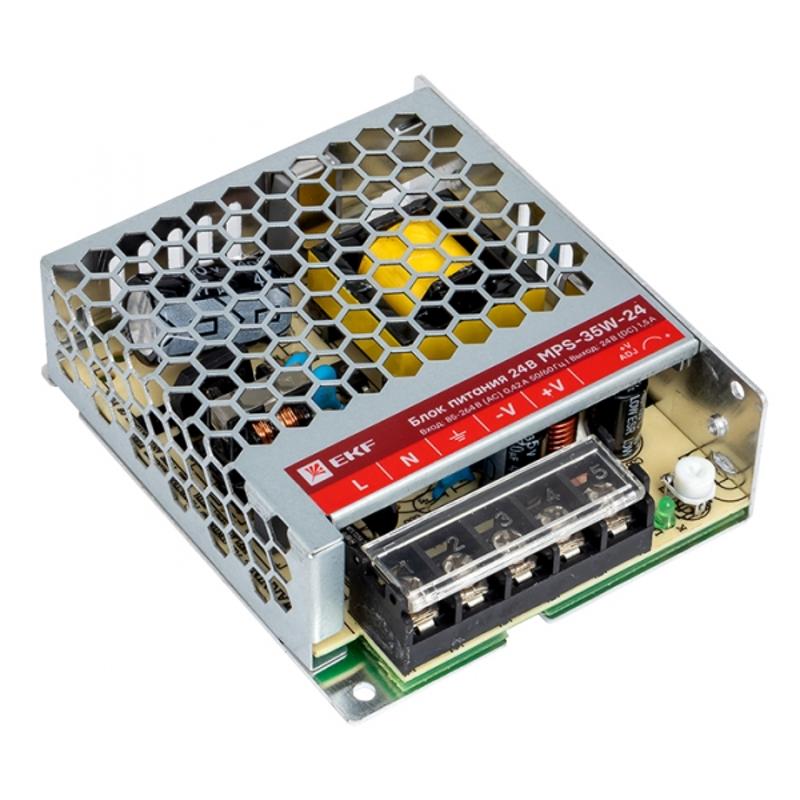 Блок питания 24В MPS-35W-24 EKF Proxima |  mps-35w-24 |  EKF — EKF