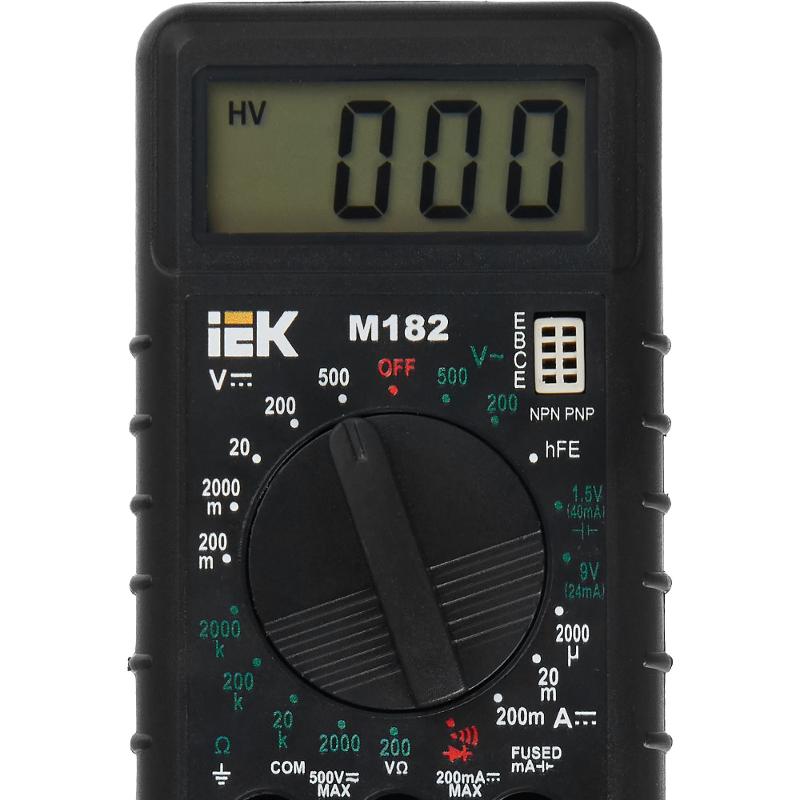 Мультиметр цифровой Compact M182  | TMD-1S-182 | IEK — миниатюра 7