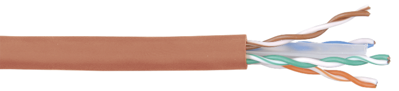 Витая пара U/UTP кат.6 4x2х23AWG LSZH оранжевый (305м) | LC1-C604-127 | ITK — миниатюра 2