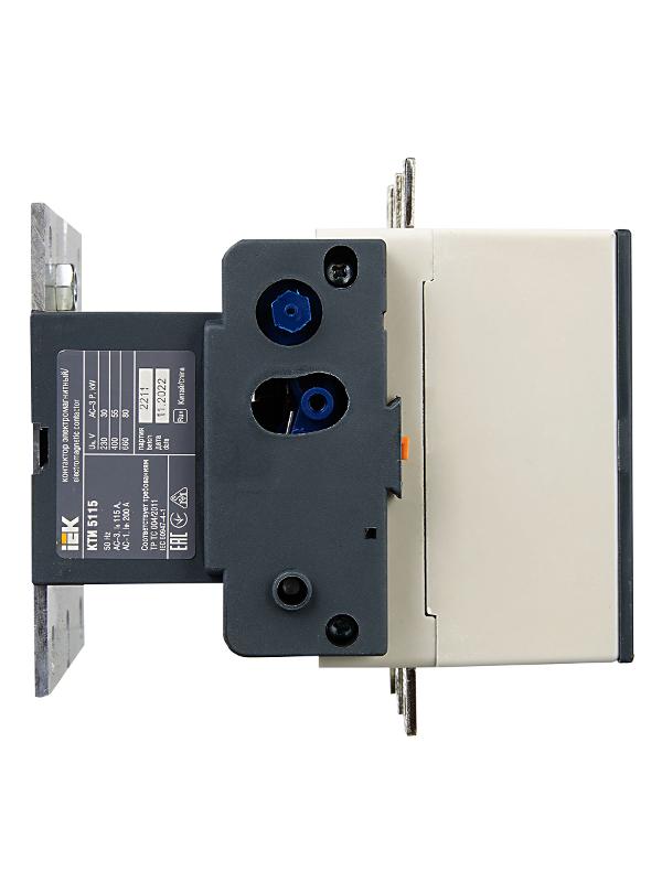 Контактор КТИ-5115  115А  400В/АС3  | KKT50-115-400-10 | IEK — миниатюра 4