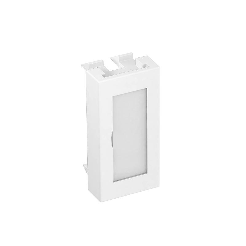 Заглушка с полем для маркировки Modul45 45x22,5 мм (белый) (ADP-BF RW0.5) | 6117410 | OBO Bettermann — OBO Bettermann