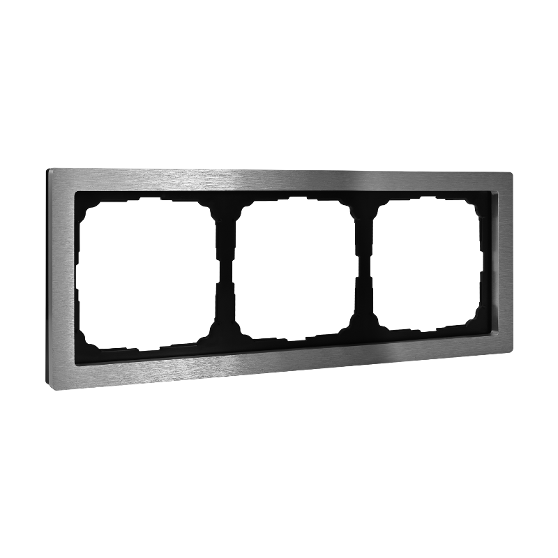 ArtGalery Pure Алюминий Рамка 3-постовая , металл | GAL312103 | SE — Systeme Electric