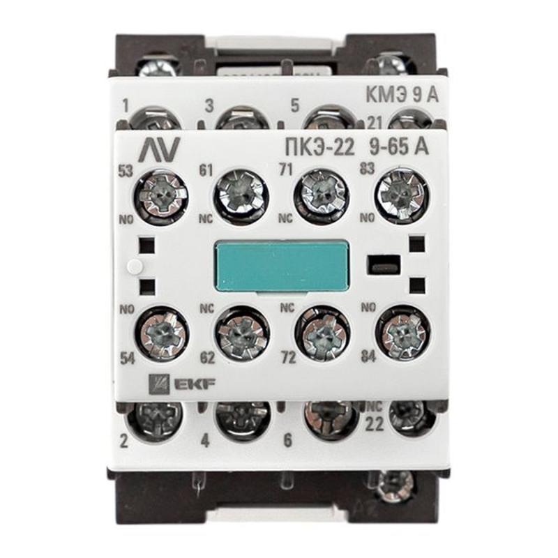 Комплект КМЭ 9А 1NC 400В АС с дополнительными контактами 2НО+2НЗ EKF AVERES | ctr-s-9-01-400-av-22 | EKF — миниатюра 3