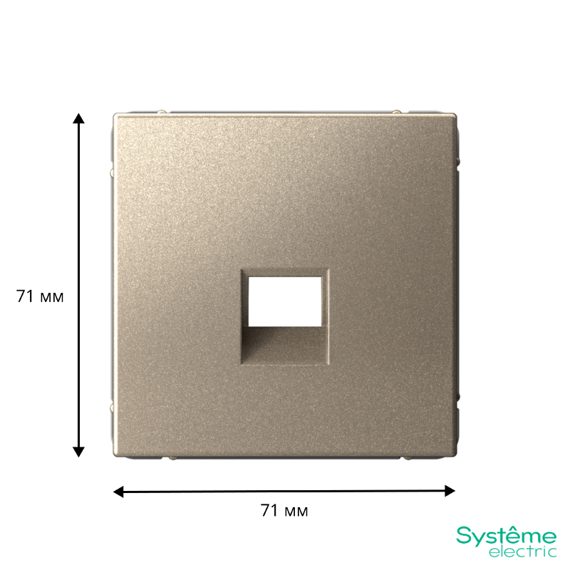 ArtGallery Шампань Накладка информационная типа Keystone | GAL000584 | SE — миниатюра 3