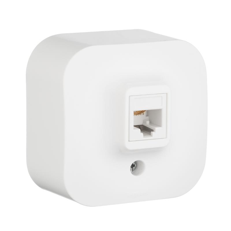 Quteo Белый Розетка RJ11 | 782214 | Legrand — Legrand