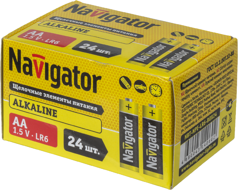 Элемент питания 14 060 NBT-NPE-LR6-BOX24 |14060 | Navigator — Navigator