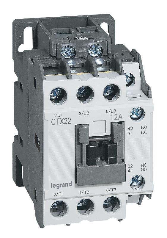 Контактор CTX3 22 3P 12A 1но1нз =24В | 416091 | Legrand — Legrand