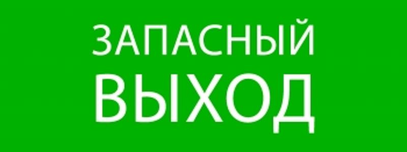 Пиктограмма "Запасный выход" 320х120мм (для EXIT, SAFEWAY-40) | pkal-01-02 | EKF — миниатюра 1