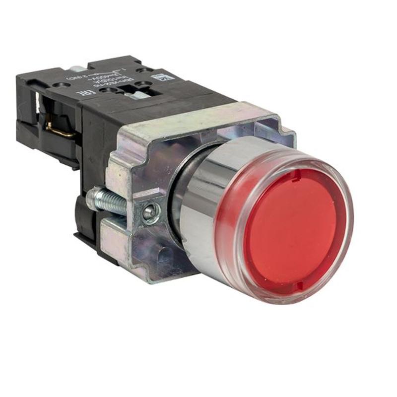 Кнопка BA42 с подстветкой 230В красная NC EKF PROxima | xb2-bw42-230 | EKF — EKF