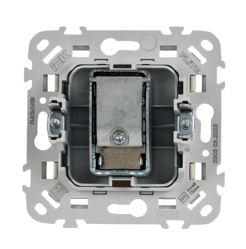 FLITE Розетка TV экран. оконечная тип M РТВм-1-1-1-ФлСл сливочный | FI-A13-O-K86 | IEK — миниатюра 3
