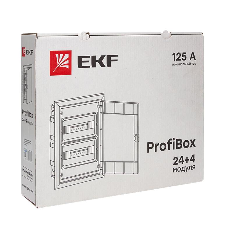 Щит распределительный встраиваемый "ProfiBox" 24+4 модуля IP41 PROxima | profibox-24+4 | EKF — миниатюра 3