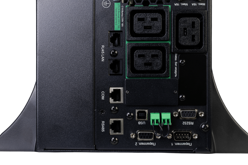 ИБП SRTSE 2 поколения 6000 ВА/Вт, 4U,5 C13+3 C19,USB,RS-232,RS485,COM,сухие контакт | SRTSE6KRTXLIG2 | SE — миниатюра 10