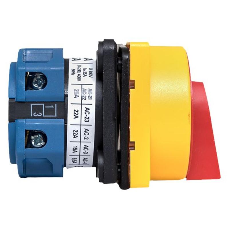 Переключатель кулачковый ПК-1-12 25А 2P "0-1" с блокировкой IP65  PROxima |pk-1-12-25-a65| EKF — миниатюра 12
