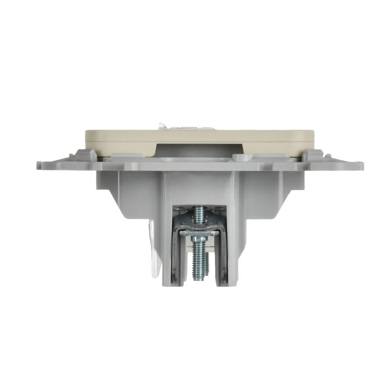 FLITE Розетка компьютерная RJ45 кат.6 UTP РК6-1-0-ФлСл сливочный | FI-K12-2-K86 | IEK — миниатюра 5