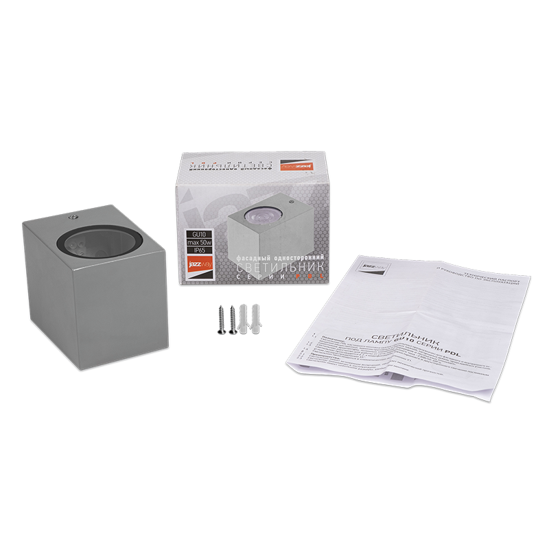 Светильник светодиодный PDL-S 72080 GU10-1 GR 230V IP65 | .5040014 | Jazzway — миниатюра 6