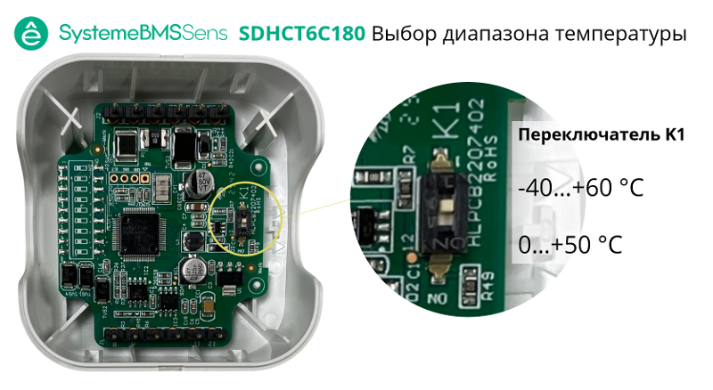 Датчик влажности и температуры канальный, 2×4…20мА -40…+60°С/0…+50°С 180(40…155)мм ~15…35В/=15…35В | SDHCT6C180 | SE — миниатюра 3