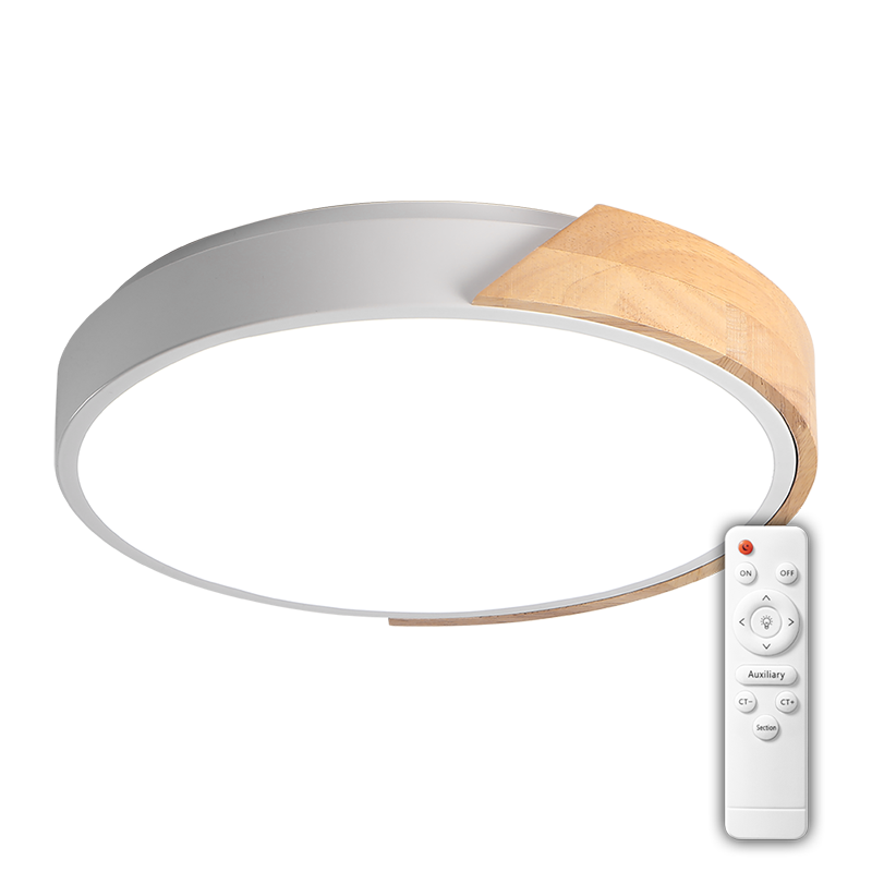 Светильник светодиодный бытовой PPB Sсandic-R 90w 3000-6500K WH/W с деревянной планкой IP20 D480*50 | .5036994 | JAZZWAY — Jazzway