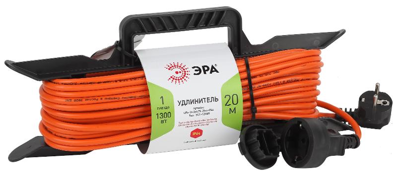 Удлинитель силовой ЭРА UFx-1e-3x0.75-20m-IP44 на рамке c/з 1 гн 20м ПВС 3x0.75 | Б0046826 | ЭРА — ЭРА (Энергия света)