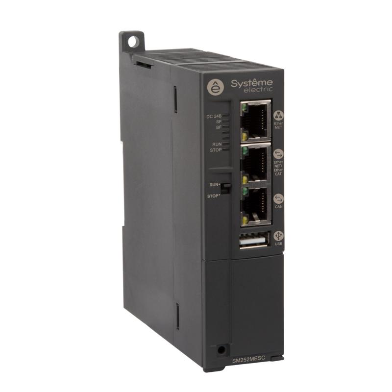 Контроллер SM252 1 порт EtherCAT, 1 порт Modbus, 1 порт CANopen | SM252MESC | SE — Systeme Electric