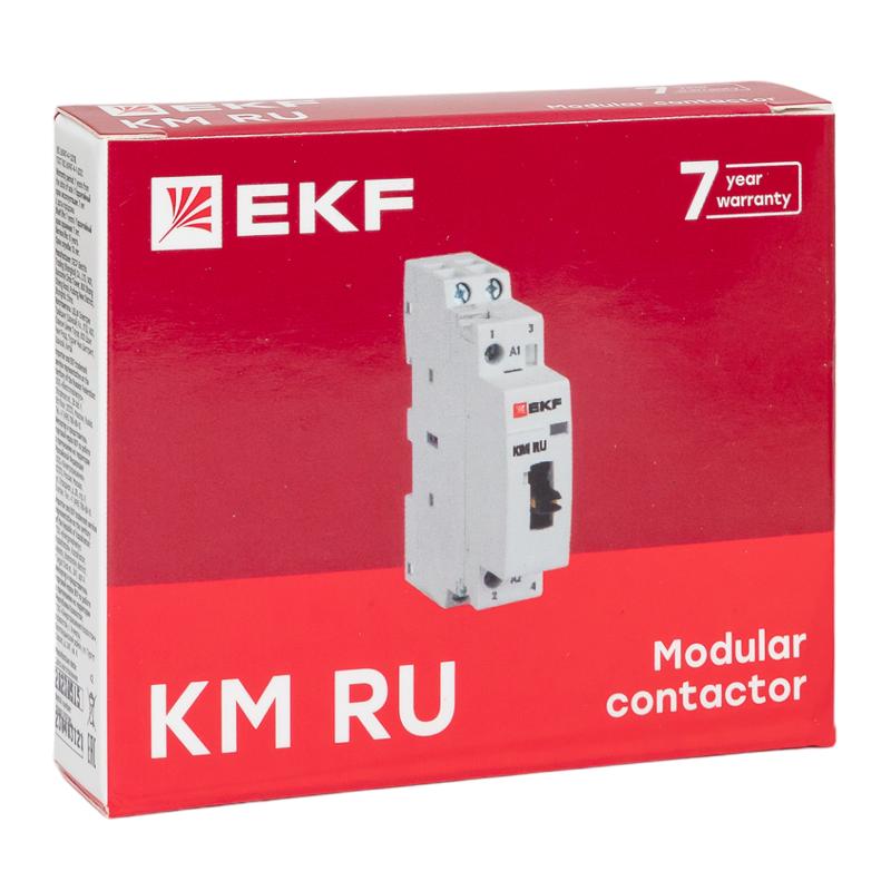 Контактор модульный КМ РУ 25А 1NO+1NC (1 мод.) EKF PROxima | km-1m-25-11 | EKF — миниатюра 10