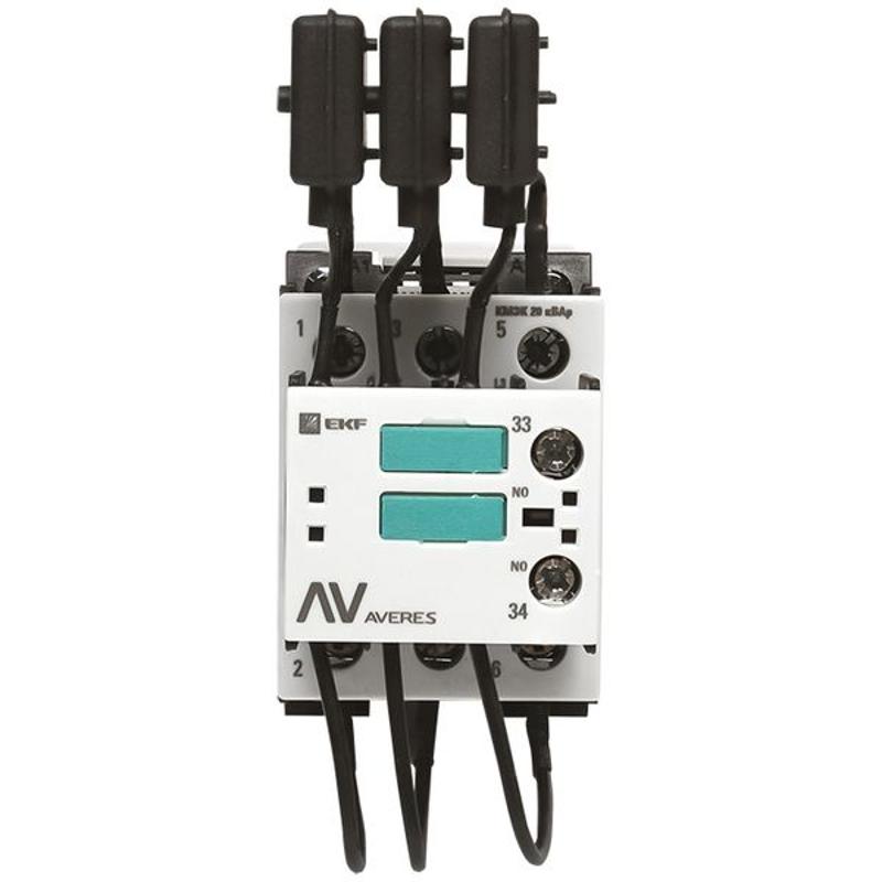 Контактор для конденсатора КМЭК 20 кВАр 230В 1NО AVERES | ctrk-s-29-20-230-av | EKF — миниатюра 11