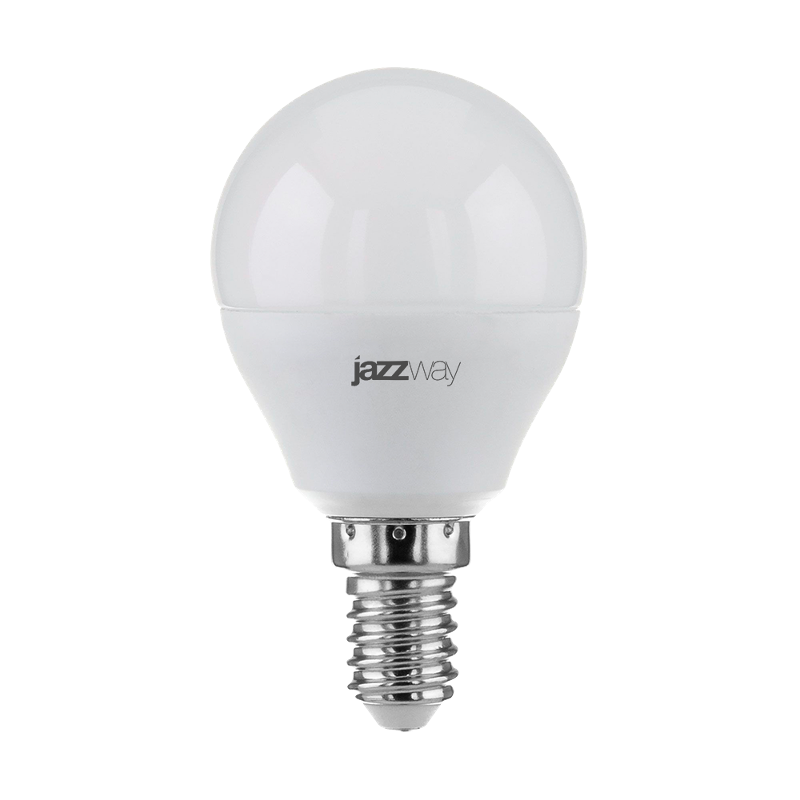 Лампа светодиодная LED 5Вт E14 220В 3000К PLED- ECO-G45 шар | 1036896A | Jazzway — Jazzway