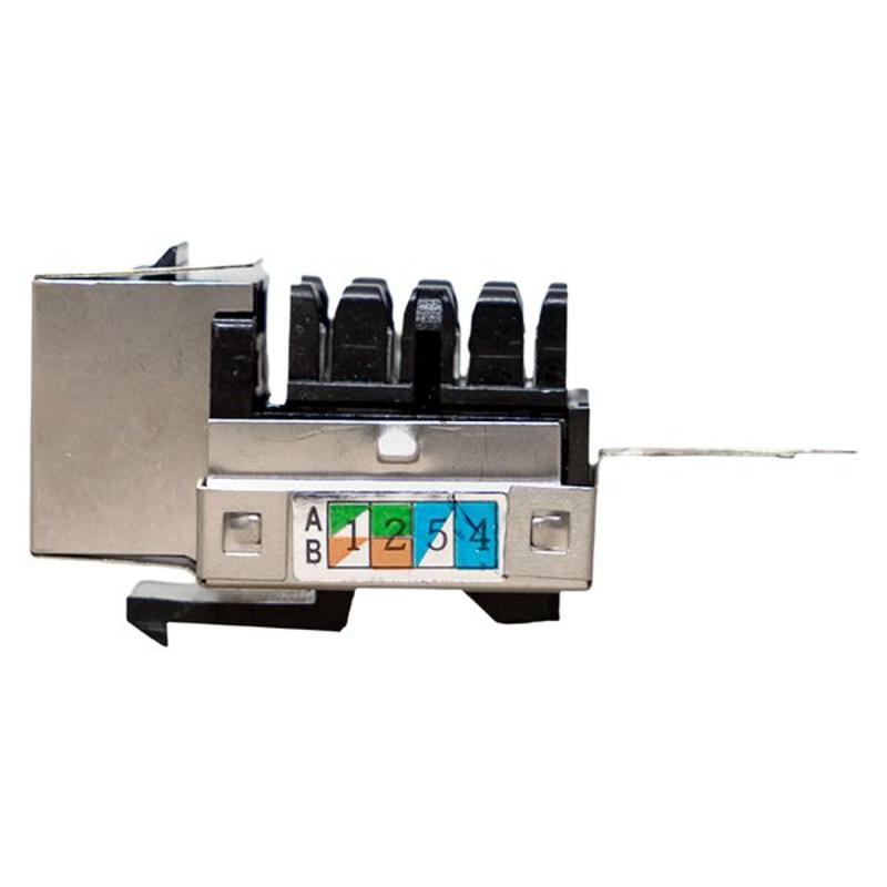 Модуль Keystone розеточный TERACOM PRO Cat.6 RJ-45 экранированный FTP 110 IDC 90 градусов | TRP-KSTN-SOCK-90D-6FTP | EKF — миниатюра 14