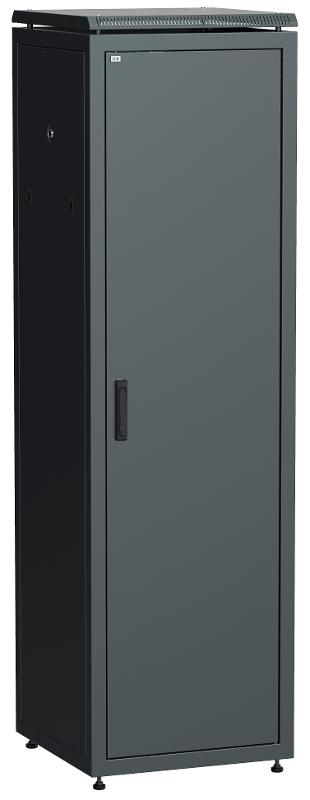 Шкаф сетевой 19" LINEA N 33U 600х800 мм металлическая передняя дверь черный | LN05-33U68-M | ITK — ITK