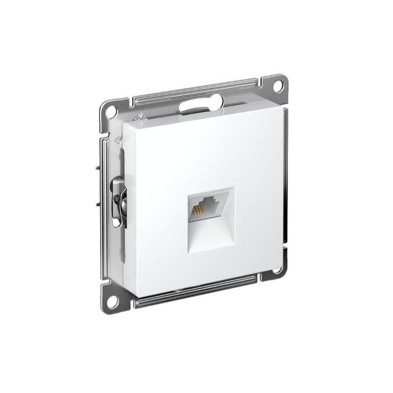 AtlasDesign Лотос Розетка телефонная RJ11, механизм | ATN001381 | SE — Systeme Electric