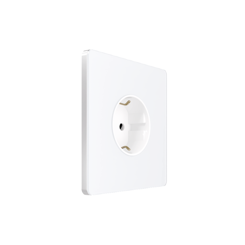 Systeme Infinity, Розетка С/У с ЗК (250В, 16А, защит.шторки), Арктический лед — Systeme Electric