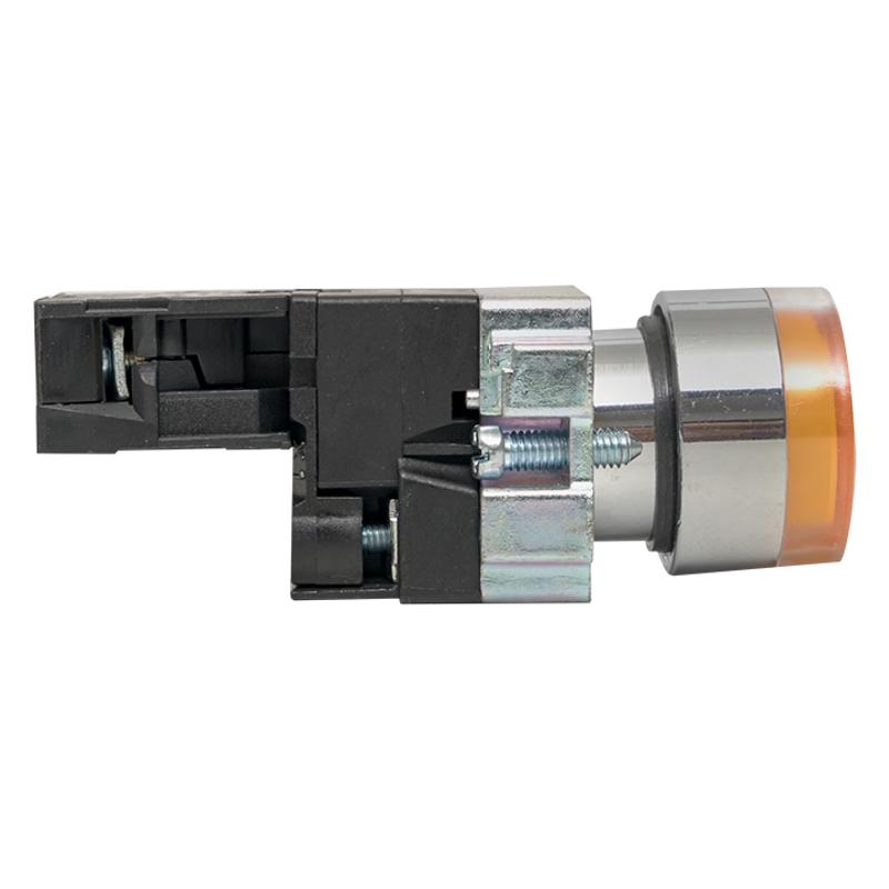 Кнопка BA51 с подстветкой 230В желтая NO PROxima | xb2-bw51-230 | EKF — миниатюра 3