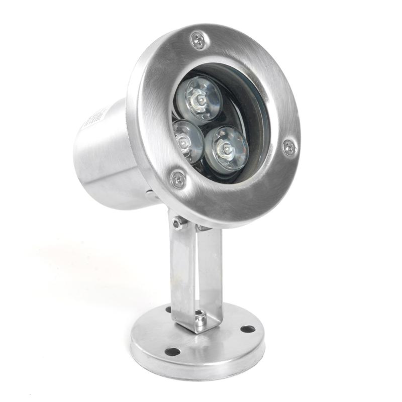 Прожектор светодиодный стационарный,  80*80*130mm, IP68 3W 24V RGB ,LL-822 | 48467 | FERON — фото 1 | Sento