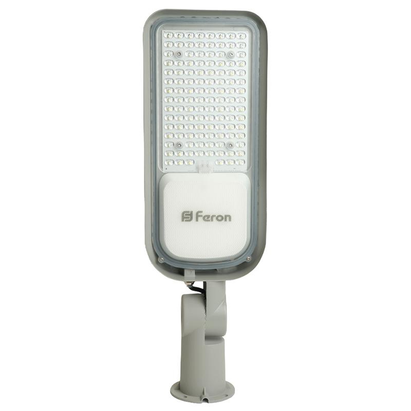 Уличный светодиодный светильник 100W 100-265V/50Hz цвет серый (IP65), SP3060 | 48687 | FERON — миниатюра 2