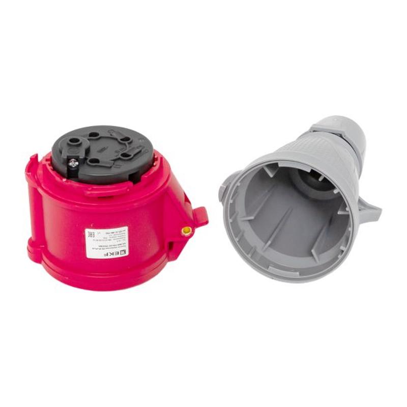 Розетка переносная 225 3P+PE+N 32А 380В IP44 EKF PROXIMA | ps-225-32-380-PRO | EKF — миниатюра 16