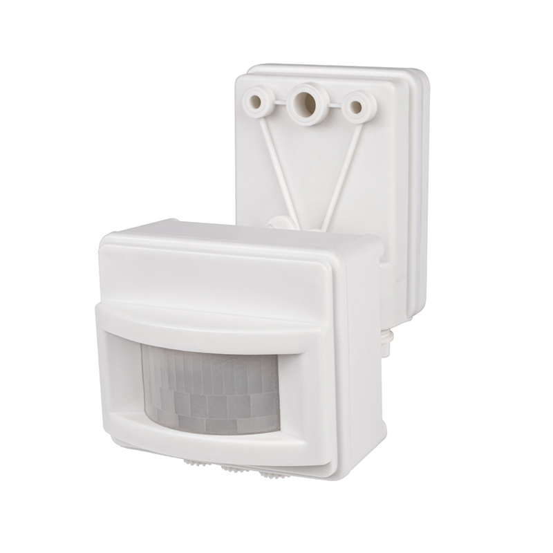 Датчик движения PMS-IR 017 1200Вт 120° 2-12м WH IP44a | .5012998 | Jazzway — Jazzway