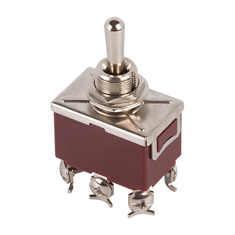 Тумблер 250V 15А (6c) (ON)-OFF-(ON) двухполюсный | 36-4172 | REXANT — фото 1 | Sento