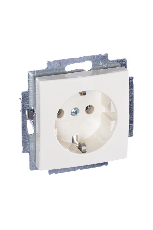 ABB Basic 55 Сл. кость Розетка с/з | 2011-0-3857  | 2CKA002011A3857 | ABB — миниатюра 4