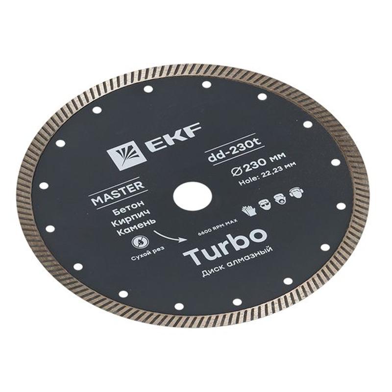 Диск алмазный Turbo (230х22.23 мм) Master | dd-230t | EKF — миниатюра 11